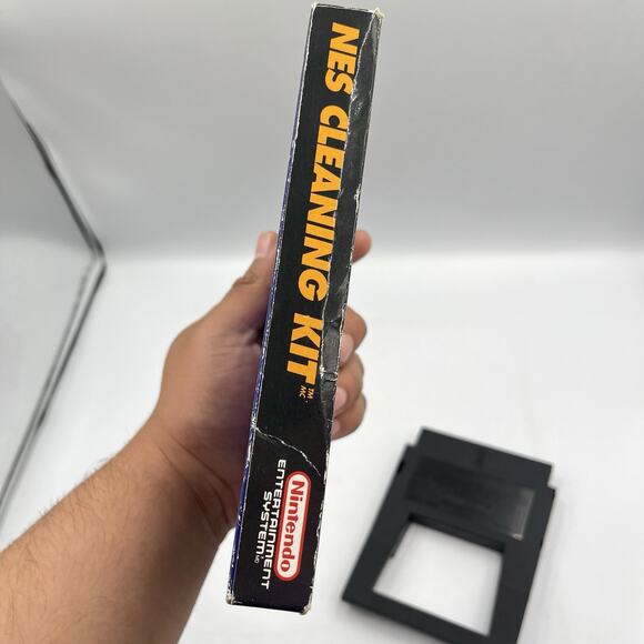 Nintendo Official NES Cleaning Kit Cleaning Cartridge w/ Box, Kit & Manual CIB - Picture 11 of 12